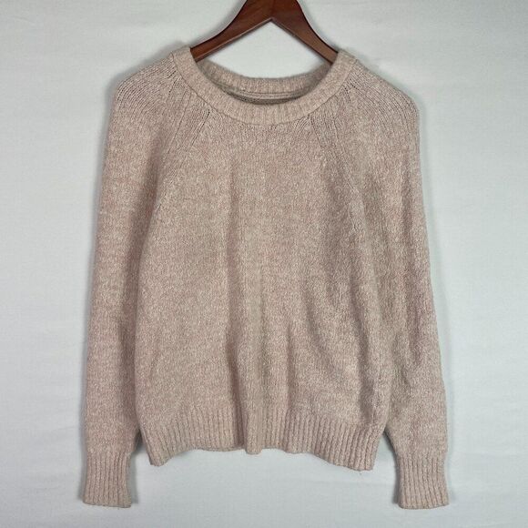 La Vie Rebecca Taylor Long Sleeve Knit Cotton Wool Blend Crewneck Sweater S - Picture 1 of 7